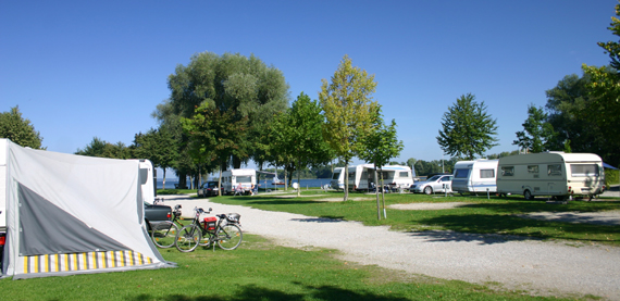 Stellplatz Kategorie A345, © Chiemsee Camping